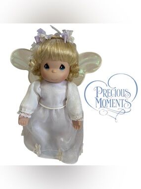 VINTAGE PRECIOUS MOMENTS ANGEL PORCELAIN DOLL 1999